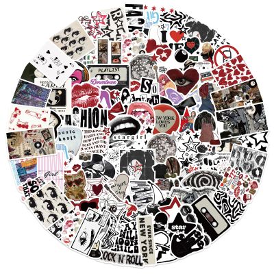 100Pcs Aesthetic Downtown Girls Stickers Cool Trendy Y2K Sticker for Water Bottles Funny Laptop Luggage Computer Scrapbooking Kids Teens Girls Boys Adults Toddlers Waterproof Sticker Vinyl Decals