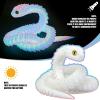 3D Printed Snake - 21 Inch Movable Articulated Snake, Perfect 3D Printed Animals for Educational Toys! Must-Have Toys for Kids and Collectors, Home Office Executive Desk Decor (Noctilucent Rainbow) view 2
