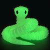 3D Printed Snake - 21 Inch Movable Articulated Snake, Perfect 3D Printed Animals for Educational Toys! Must-Have Toys for Kids and Collectors, Home Office Executive Desk Decor (Noctilucent Green) view 1
