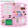 Jouetondream Paint & Plant Flower Gardening Kit with 4 Pots - Kids Gardening Set Ages 8-12, Spring Arts & Crafts Activities Kits, Educational Birthday/Easter Gifts for Boys & Girls Ages 5 6 7 9 10 11 view 2
