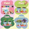 Jouetondream Paint & Plant Flower Gardening Kit with 4 Pots - Kids Gardening Set Ages 8-12, Spring Arts & Crafts Activities Kits, Educational Birthday/Easter Gifts for Boys & Girls Ages 5 6 7 9 10 11 view 4