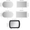 BAIMOQI Makeup Glass Stainless Cosmetic Glass Adhesive Easy Installation for Car Visors Seatback Car Interior view 4