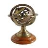 Antique Style Sphere Astrolabe Nautical Marine Tabletop Globe Handmade Brass Tabletop Armillary view 1