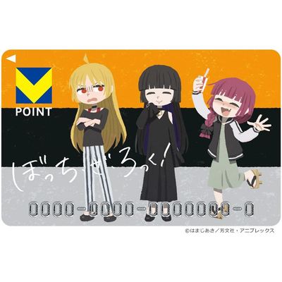 Anime Bocchi Za Roku! (Ijichi Seita, PA, Kikuri Hiroi) V Point Card