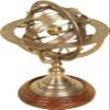 Antique Style Brass Armillary Sphere Astrolabe Nautical Marine Tabletop Globe, 7 Inch view 1