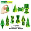 3D Printed Impossible Pyramid Passthrough Sculpture, Cone Fidget Toy, Impossible Cylinder Anxiety Relief Toy, Magic Impossible Passthrough for Desktop Decoration Toy view 3