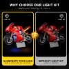 BOOZUU Light Kit for 42202 Model - Lighting Compatible with Motorcycle 42202 Building Set for Adults (Lights Only, No Model Set) view 3