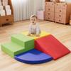 IdeaKey 4 Piece Foam Climbing Blocks for Toddlers, Baby Soft Foam Blocks for Climbing and Sliding, Indoor Modular Crawling & Sliding Play Set for Toddlers 1-3 Years Old view 1