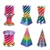 3D Printed Impossible Pyramid Passthrough Sculpture, Cone Fidget Toy, Impossible Cylinder Anxiety Relief Toy, Magic Impossible Passthrough for Desktop Decoration Toy view 1