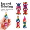 3D Printed Impossible Pyramid Passthrough Sculpture, Cone Fidget Toy, Impossible Cylinder Anxiety Relief Toy, Magic Impossible Passthrough for Desktop Decoration Toy view 4