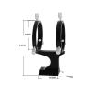 Adjustable Bracket 50mm Aluminium 6-Point Screw Mount for Astronomical Telescope(Black) view 2