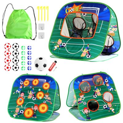 Bean Bag Toss Game Sets for Kids-3-in-1 Corn Hole Games for Kids,Kid Cornhole Game Set,Outside Backyard Outdoor Indoor Party Family Bean Bags Kid TossingSoccergoal