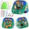 Bean Bag Toss Game Sets for Kids-3-in-1 Corn Hole Games for Kids,Kid Cornhole Game Set,Outside Backyard Outdoor Indoor Party Family Bean Bags Kid TossingSoccergoal view 1