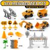 INSFUN Race Tracks Toys for Kids Ages 3-5 - Best Birthday Gifts for 3 4 5 6 7 Year Old Boys, 220+ PCS Playset with 4 Construction Cars, Toddler Toy for Creative Play view 2