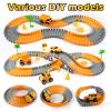 INSFUN Race Tracks Toys for Kids Ages 3-5 - Best Birthday Gifts for 3 4 5 6 7 Year Old Boys, 220+ PCS Playset with 4 Construction Cars, Toddler Toy for Creative Play view 3