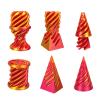 3D Printed Impossible Pyramid Passthrough Sculpture, Cone Fidget Toy, Impossible Cylinder Anxiety Relief Toy, Magic Impossible Passthrough for Desktop Decoration Toy view 1