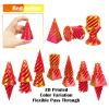 3D Printed Impossible Pyramid Passthrough Sculpture, Cone Fidget Toy, Impossible Cylinder Anxiety Relief Toy, Magic Impossible Passthrough for Desktop Decoration Toy view 3