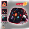 Bean Bag Toss Game Sets for Kids-3-in-1 Corn Hole Games for Kids,Kid Cornhole Game Set,Outside Backyard Outdoor Indoor Party Family Bean Bags Kid Tossing(Space) view 3
