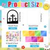 24 Sets Religious Easter Suncatchers Crafts Kit Christian Tissue Paper Kits DIY Easter Church VBS Suncatchers Lent Craft Art Resurrection Hanging Ornament for Sunday Game Activities Window Art view 2