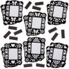 Baker Ross FN401 Colour-in Fuzzy Art Photo Frame Magnets - Pack of 12, Velvet Art Colouring for Kids, Fridge Magnet Arts and Crafts view 2