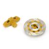 plplaaoo Aluminum Alloy Wheel Brake Disc for 1 7 Unlimited Desert Racer UDR RC Car, Upgrade Part with Non Directional Brake and Easy Installation (Yellow) view 4