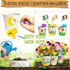 Paint & Plant Flower Growing Gardening Kit with 3 Pots for Kidz - Gardening Tools Set Easter Gifts for Girlz & Boyz Agez 5, 6, 7, 8, 9, 10, 11 & 12 Yearz Old Girlz view 4
