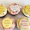 20/50/100Pcs Personalized Name Date Tag Custom Acrylic Circle Heart Cupcake Topper Tag Happy Birthday Wedding Baby Baptism Party Supplies Gift(100Pcs) view 1
