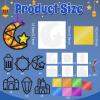 24 Ramadan Suncatchers Craft Kits Eid Mubarak Ornaments Stained Glass Window Arts and Crafts Kit for DIY Eid Classroom Home Holiday Projects Art Activities Religious Hanging Ornament Decoration view 2