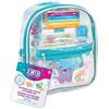 3C4G: Portable Seas The Day! Stationary Set - 8" Mini Backpack Case, Ocean Themed, Stickers-Highlighters-Color Pencils-Stamps-Note Pad, Girls & Kids view 1