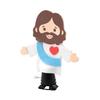 Fun Express Religious Walking Jesus Wind-Up Craft Kit - 12 Sets - Perfect for Sunday School Classroom Activities view 1