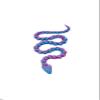 Snake Fidget  Articulated Snake-Inspired Stress Relief Toy (Orange) view 1