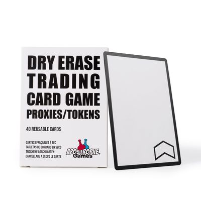 Apostrophe Games Dry Erase MTG Tokens Set of 40 Cards Reusable Proxies/Tokens for Trading Card Games - Stocking Stuffer