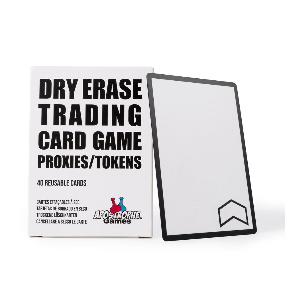 Apostrophe Games Dry Erase MTG Tokens Set of 40 Cards Reusable Proxies/Tokens for Trading Card Games - Stocking Stuffer