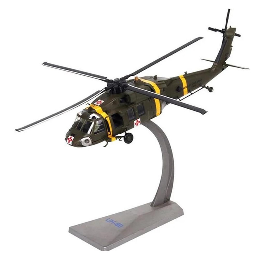LIUSANGLIU Scale Aircraft 1/72 for UH-60 Ambulance Helicopter Army Fighter Airplane Models Military Alloy Plane Model Suitable for Display