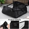 TOYANDONA Stroller Storage Bag Versatile Organizer for Diapers Towels Shopping Items Bottom Basket Replacement for Pushchairs Ample Space for Essentials view 3