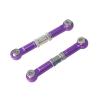 RC Car Accessories Compatible with MJX for Hyper Go 14209 14210 H14BM 1/14 Accessories Remote Control Rc Car Parts Metal Upgrade Front Steering Rod Parts(Purple) view 1