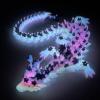 SGYYSG 3D Printed Cherry Blossom Crystal Dragon, 12 Inch Articulated & Magical Movable Dragon Model - Perfect for Display, Collection, and Unique Gift (Noctilucent Purple) view 1