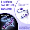 SGYYSG 3D Printed Cherry Blossom Crystal Dragon, 12 Inch Articulated & Magical Movable Dragon Model - Perfect for Display, Collection, and Unique Gift (Noctilucent Purple) view 2