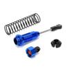 4Pcs Metal Oil Shock Absorber Damper Compatible with 1/12 1/16 RC Cars Compatible Upgrade Parts Accessories(RED) view 3