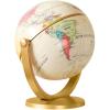 FADCAIYD Clear Dia 4-inch/10CM Globe, 360 Rotation World Globe, Earth Globe Educational/Geographic Modern Desktop Decoration Rotating view 1