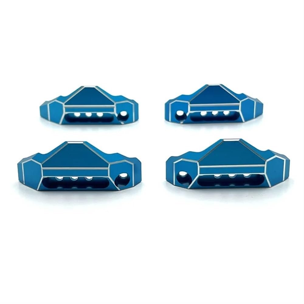 DUHWQ Metal Upgraded Suspension Protection Kit Compatible with 1/10 10208 Compatible RC Cars(Sky Blue)