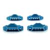 DUHWQ Metal Upgraded Suspension Protection Kit Compatible with 1/10 10208 Compatible RC Cars(Sky Blue) view 1