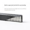 SXHJDY 17Ft Rubber Bumper Guard Strip, U Channel Edge Corner Protector, Car Doors Protector Strip Seal Strip with Metal Clips, for Sheet Metal Table Corners(Gray,3-6mm) view 2