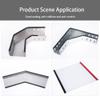 SXHJDY 17Ft Rubber Bumper Guard Strip, U Channel Edge Corner Protector, Car Doors Protector Strip Seal Strip with Metal Clips, for Sheet Metal Table Corners(Gray,3-6mm) view 4