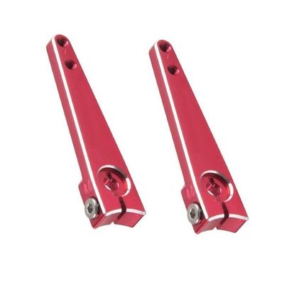 VERBANA RC Model Part, RC Model Airplane Aluminum Alloy Servo Arm Metal Rocker Arm for RC Model Airplane Fixed Wing Aircraft Cars Accessories,2 PCS(34mm)
