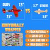 Bedwina Glider Planes Bulk 12-Pack 8-Inch Bomber Airplane Gliders for Kids, Foam Paper Airplane Kit For Birthday, Goodie Bag Stuffers Party Favors For Kids Great Paper Airplanes For Outdoor Flying Toy view 3