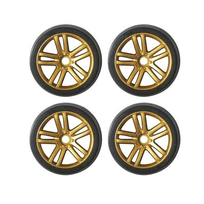 1/18 RC Car Tires Replacement Parts Fits 2188 2188A Remote Control Trucks Drift Car Wheels 88172 88173 Compatible(Gold)