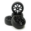1/18 RC Car Tires Replacement Parts Fits 2188 2188A Remote Control Trucks Drift Car Wheels 88172 88173 Compatible(Gold) view 2