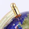 FADCAIYD Clear 360 Rotation Globe, World Globe with Aluminum Alloy Bracket, Earth Globe for Education Home Office Desk Bookshelf Decor Rotating view 3