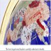 FADCAIYD Clear 360 Rotation Globe, World Globe with Aluminum Alloy Bracket, Earth Globe for Education Home Office Desk Bookshelf Decor Rotating view 4